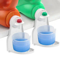 Laundry Detergent Dispenser 2pcs Laundry Soap Catcher Tray Fabric Softener Gadget Cup Holder For Laundry Room No More Leaks And