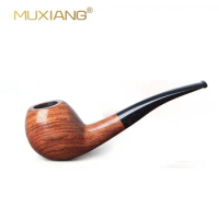 10 Tools Natural Rose Wood Smoke Pipe Handmade 9mm Pipe Filters Tobacco Pipe Smoking Accessoires ad0032