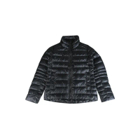 【CANADA GOOSE】Cypress經典黑色刺繡圓標LOGO輕量羽絨外套(黑/女款)