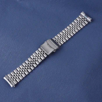 22mm Hollow Curved Solid Screw Links Steel Jubilee Watch Band Bracelet For Seiko Prospex Seiko KING TURTLE SRPE03 39 SRP773 777