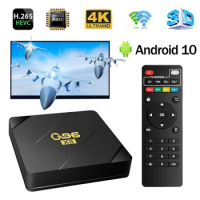 Q96 X8 Smart TV Box Android 10.0 H313 Quad Core 16GB 256GB 4G 5G Dual WiFi HD 4K 3D H . 256 iptv Global Media Player 2023 TV Box