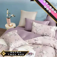 SALE Sprei Sutra Organik 60s 95 Motif Dewasa Super Mewah Kain 100% Asli Sutra by karel prosperity ST