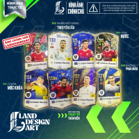 Móc khoá thẻ cầu thủ Ronaldo CR7 - FO4 (FC Online) Women Len