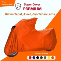 Sarung Motor Ninja 250 Supercover Premium Waterproof Warna Orange