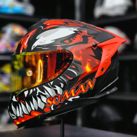 Original Soman X-series Venom Full Face Helmet