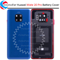 For Huawei mate 20 pro Battery Cover Back for Huawei mate 20 pro LYA-L09 LYA-L29 Rear Glass Door Housing Case +Camera Lens