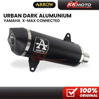 Arrow Exhaust Urban Dark Carbon End Cap - Yamaha XMAX 250