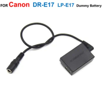 DR-E17 DR E17 DC Coupler LP E17 LP-E17 Fake Battery Adapter Charger For Canon CA-PS700 EOS M3 M5 M6 EOS-M5 EOS-M6