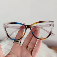 Fashion Retro Photochromic Glasses Vintage Cat Eye Frame Chameleon Eyewear Women Men Color Change Eyeglasses UV400 Sun Glasses