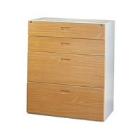 【YUDA】WD-4 抽屜四(2大2小)層式 鋼木櫃/鐵櫃 文件櫃/展示櫃/公文櫃