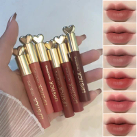 Love Mist 6-pack Lipstick Set easy to color Enhance complexion Non fading Non Staying Cup Matte Skin care Makeup