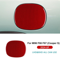 aimey สำหรับ BMWCooper S F66 F67 2024 2025 ฝาครอบถังน้ำมันเชื้อเพลิงคาร์บอนไฟเบอร์แท้แบบนุ่ม อุปกรณ์