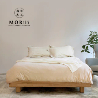 【MORiii 森手木工】新馬可實木床架 雙人特大7尺 無床頭 梣木 正常版(台灣製 梣木 實木 床架)