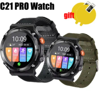 3in1 for C21 PRO Strap Band Smart watch Nylon Canva women men Belt Screen Protector