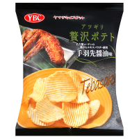 YBC 厚切贅澤洋芋片-雞翅醬油風味 50g