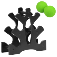 NEW-Tier Dumbbell Rack,With A Massage Ball,Dumbbell Tree Rack,Compact Dumbbell Rack For Lightweight Dumbbell