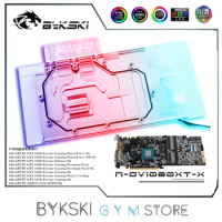 Bykski GPU Water Block For GIGABYTE GTX1080 GTX1070 GTX1060 Xtreme GAMING Graphics Card,VGA Ful Cooler Radiator, N-GV1080XT-X