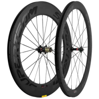 Superteam 700C Road Carbon Wheelset 50/88mm Clincher Bicycle wheels 3k Matte bike