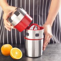 我的橙汁榨汁機手動 水果家用同款檸檬壓汁器原汁機不銹鋼前半生