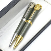 New Limited Writers Edition Rudyard Kipling Signature Rollerball Pen Unique Reliefs Design MB Ballpoint Pens With Serial Number
