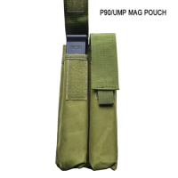 Tactical Molle Magazine Pouch Bag Airsoft Paintball P90/UMP Rifle Pistol Ammo Mag Bag Holder Military Hunting Accessories