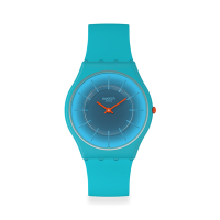 Swatch SKIN超薄系列手錶 RADIANTLY TEAL (34mm) 男錶 女錶 手錶 瑞士錶 錶