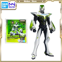 BANDAI Original Tiger &amp; Bunny 2 S.H.Figuarts Wild Tiger Style 3 Action Figure Model Kit Completed