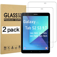 ( 2 Pack ) Tempered Glass For Samsung Galaxy Tab S2 S3 9.7 2015 SM-T810 SM-T815 SM-T820 SM-T825 Tablet Screen Protector Film