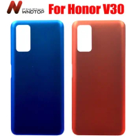 New For Huawei Honor V30 Battery Cover Back Glass Panel Rear Door Housing Case Honor View30 Battery Cover Replacement Parts