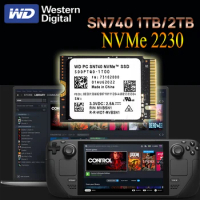 Western Digital WD SN740 2TB 1TB M.2 SSD 2230 NVMe PCIe Gen 4 SSD For ROG ALLY Microsoft Surface ProX Surface Laptop Steam Deck