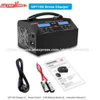 NEW Ultra Power UP1100 110V/220V 1100W 2-6S Dual Kanalen Lipo/Lihv Battery Balance Charger Drone Charger