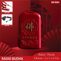 Radio Budha Mini Emas Lagu Musik Buhda Treal Adaptor Radio Budha Da Bei Zhou Radio Tape Sembahyang M