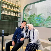 Kebaya Couple Navy | Kebaya Navy | Tunik Navy | Couple Batik | Kebaya Modern | Kebaya Wisuda