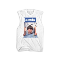 Áo thun nam không tay New Oasis Oasis Band phong cách rock cổ điển, chất liệu cotton, kiểu retro Mỹ,