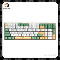WEIKAV WK100 Mechanical Keyboard Hot Swap 100 Keys Dynamic RGB Three Mode Wireless Gaming Keyboard Pc Gamer Office Mac Win Gifts