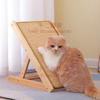 貓抓板 劍麻耐磨不掉屑抓不爛三角可折疊立式沙發墻角貓咪磨爪用品【不二雜貨】