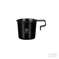 High Quality Titanium Coating Sierra Cup with Handle Picnic Portable Outdoor Stainless Steel Cup L Size