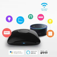 BroadLink RM4 Pro WiFi Smart Home Automation Domotica Homekit Hub IR RF Universal Remote Control Support Alexa Google Home mini