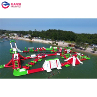 Inflatable Water Park Aqua Park, Inflatable Giant Water Games For Adults, Water Park Amusement Park Equipment For Sale