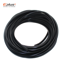 EPLUS Silicone Vacuum Tube Hose Silicon Tubing Universal 3MM 4MM 6MM 8MM 10MM 12MM Black Auto parts 