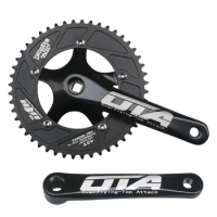 130 BCD Single Speed Road Bike Crankset 170mm Folding Bicycles Crank arms Fixie Fixed Gear Bicycle Crankset 48T Chainwheel