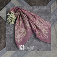 hijab motif nufail style - voal premium ns08