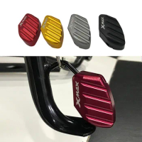Logo XMAX Motorcycle Side Stand Pads For yamaha XMAX 300 XMAX 250 XMAX 125 2020 SEMSPEED CNC Accessories Kickstand support Plate