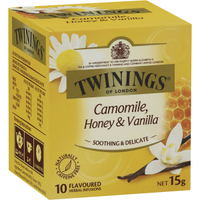 618【TWININGS 唐寧茶包】現貨 經典 辦公室好物 香草菊蜜茶包Camomile Honey &amp; Vanilla Tea 10入/盒