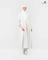 Elizabeth Raya Edition - Gamis Brokat | Radiance Heirloom 0595-2097 Semua Ukuran Broken White