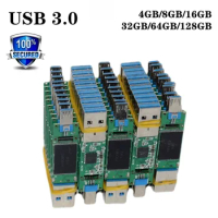 USB3.0 memory flash 8GB 16GB 32GB 64GB 128GB OTG Chip Udisk semi-finished Universal chip pendrive Factory wholesale USB flash