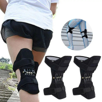 Sepasang Alat Bantu Terapi Lutut Kaki Sistem Pegas Elastis Untuk Naik Turun Tangga