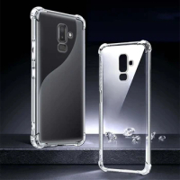 Shockproof Transparent Case For Samsung Galaxy J6 Plus Case Silicone Soft Tpu Clear Back Cover For Samsung J6 Plus 2018 J6 Case