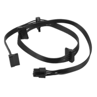 New Pcie 6Pin Male To 4 SATA Power Supply Cable For Seasonic Focus+/ MK3/ FX/ P Series 850PX 750PX 650PX 550PX PSU