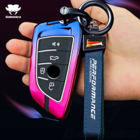Alloy Car Key Case Cover Key Bag For Bmw G20 F20 G30 X5 X4 X3 X1 G05 X6 Accessories Car-Styling Holder Shell Keychain Protection